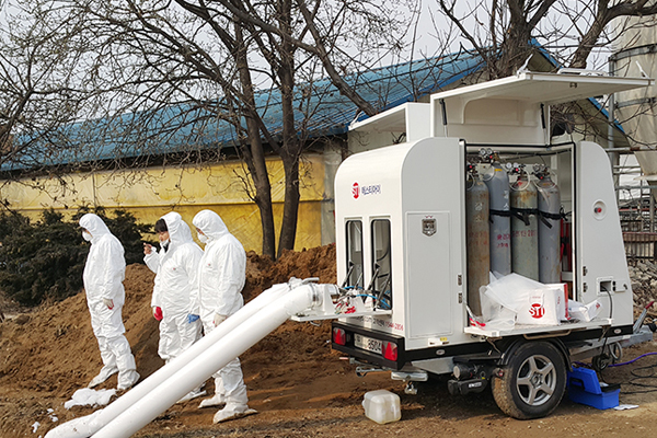 On-site equipment operation