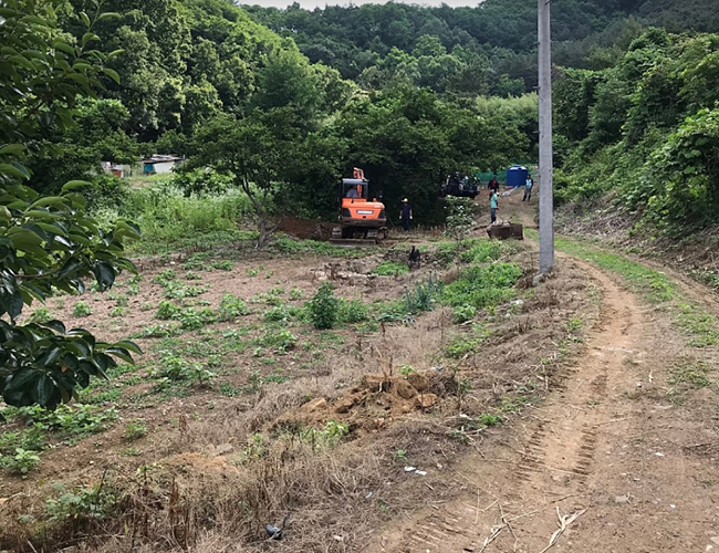 Soil flattening